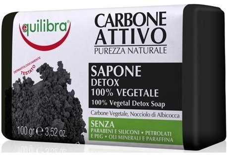 EQUILIBRA Carbo Detox 100% Vegetal Detox Soap 100g 71344-uniw