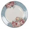 Clayre & Eef Porcelanowy Talerz w Stylu Prowansalskim A Clayre & Eef PECFP