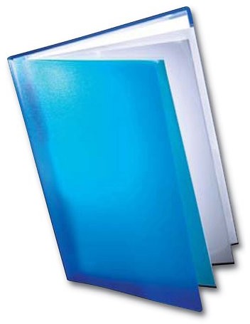 West Design DKCBA3BL segregator z przeźroczystymi koszulkami, format A3, z wytrzymałego, a zarazem lekkiego polipropylenu, w jakości archiwum, niebieski DKCBA3BL
