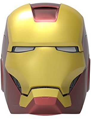ekids Kask  VI-b72im Marvel Iron Man Bluetooth Wireless głośnik o bogatych oczami tragbar złoty/czerwony Vi-B72IM