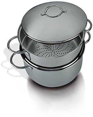 Barazzoni vaporset vaporset bez dno 24 cm ze stali nierdzewnej 18/10  Made in Italy, ze stali nierdzewnej, stali nierdzewnej, 475053624