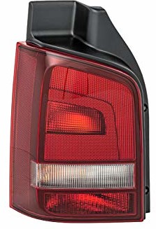HELLA 2SK 010 318-091 Lampa tylna zespolona - żarówek - zabarwiony/przezroczysty/czerwony - z lewej 2SK010318-091