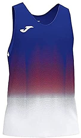Joma Koszulka do biegania dla chłopców Elite Vii bez rękawów. niebieski niebieski królewski/biały XS 101522.722