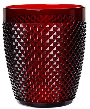 Excelsa Diamond szklanka, tworzywo sztuczne, czerwony 47244