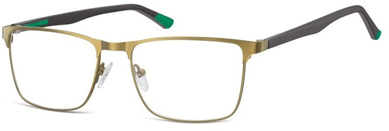 Sunoptic Okulary oprawki prostokątne stalowe 999F