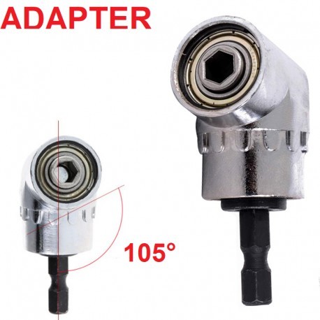 Uchwyt kątowy przystawka wkrętarki adapter bitów krótki)