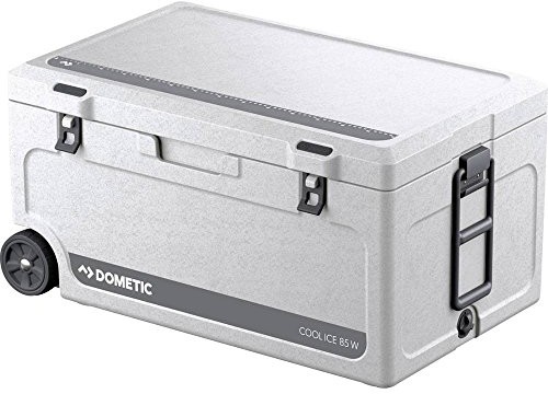 Dometic coolice Ci 85 W wysokiej jakości Trolley-Bierny-lodówka podróżna i Mini-lodówki i idealnie nadaje się dla wędkarzy i Jaeger i lodu-Box w Heavy-Duty-wysokiej jakości i pojemność 86 L 9600000545