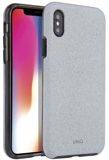 Uniq etui Lithos iPhone Xs Max jasno -szary/ light grey Uni000171