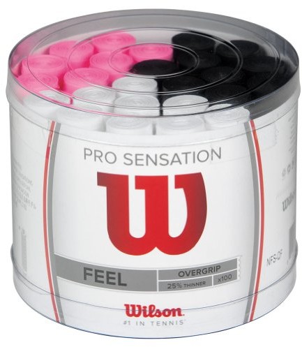 Wilson Tennis taśmy na uchwyt Pro over Grip Sensation Assorted sztuk, wrz40 1300