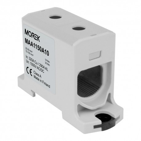 Geberit MOREK szynowa 25-150mm2 2otw AL/CU TH35 szara 1P OTL 150 MAA1150A10 Morek 7103 MAA1150A10