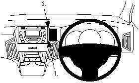 Brodit ProClip 654475 Center mount do Honda Odyssey 10  13 654475