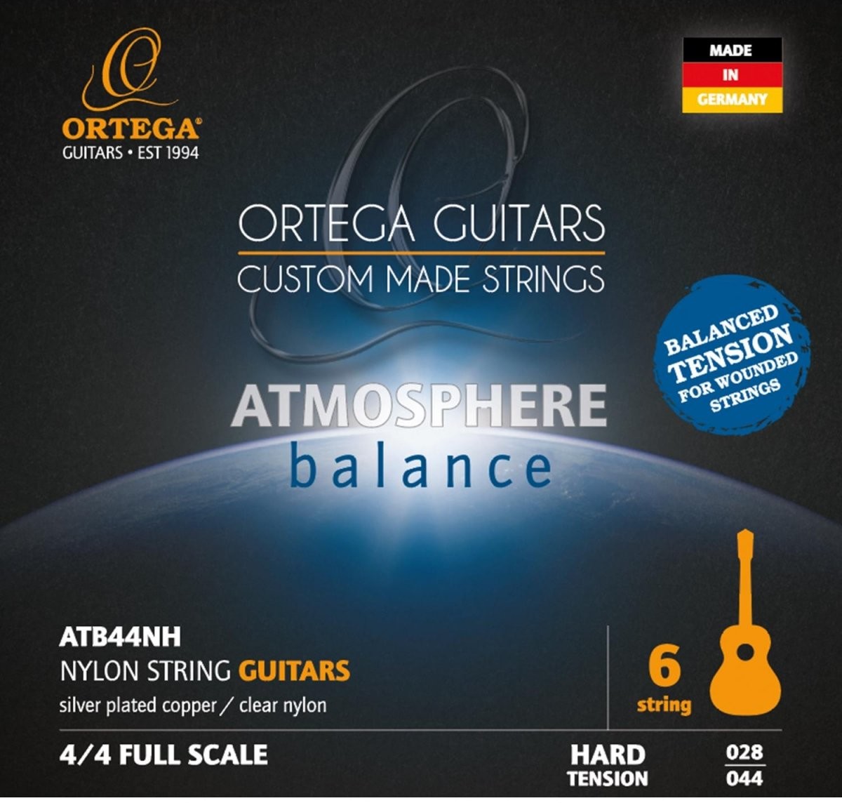 Ortega Ortega ATB44NH Hard Tension Balanced struny do gitary klasycznej