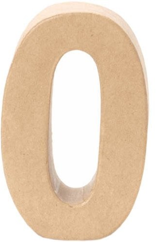 Glorex GmbH glorex 6 2029 140 Liczba 0, kartonu, tekturowe naturalny, 17.5 x 11 x 5.5 cm 6 2029 140