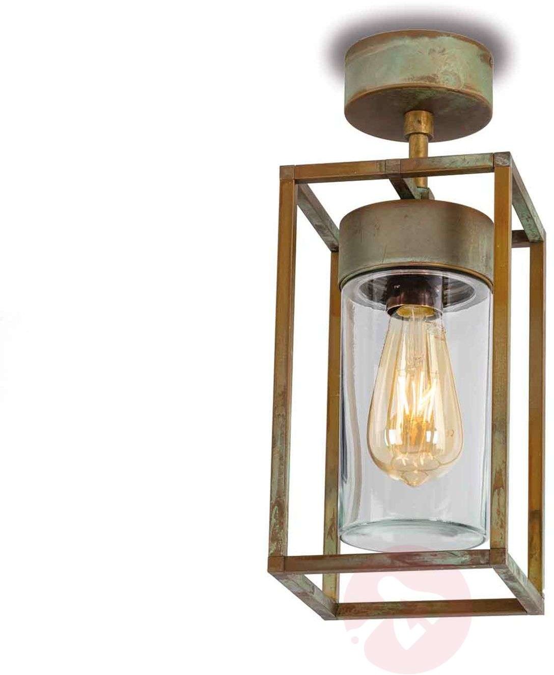 Moretti Lampa sufitowa Cubic 3367 mosiądz przezroczysta