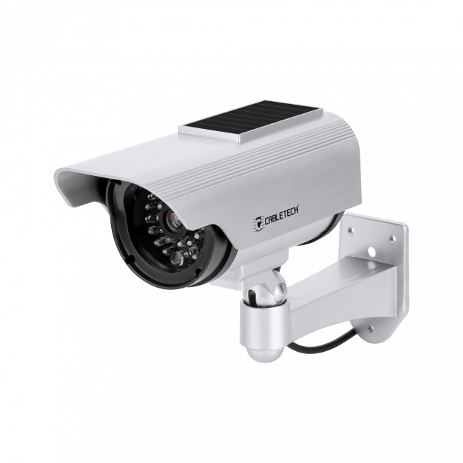 Cabletech Atrapa kamery tubowej solarna z LED DK-12 Cabletech LEC-URZ0993