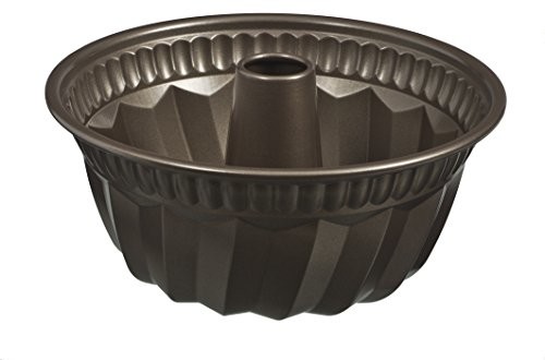 Pyrex 8013123.0 aszkenazyjscy etria kaptur gugel hupf forma do wypieków wykonana ze stali, średnica 22 cm, kolor: czekoladowy brązowy 8013123.0