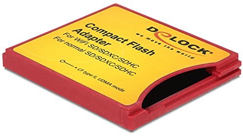 Delock FLASH CF II Adapter für iSDIO WiFi SD SDHC SDXC Speicherkarten 62542