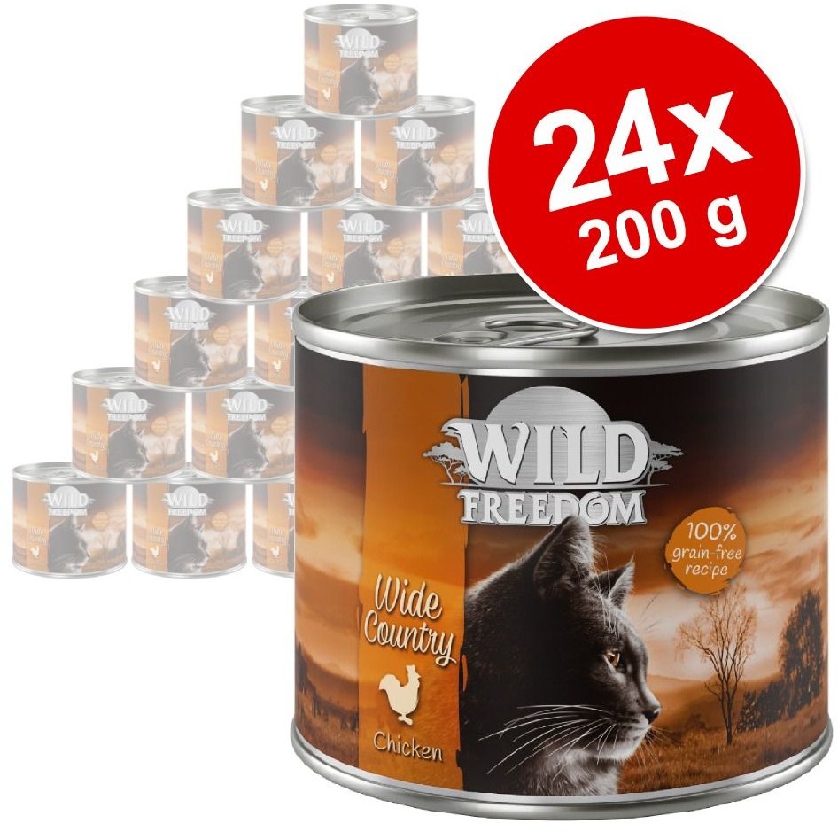 Wild Freedom Wild Freedom Adult, 6 x 200 g - Pakiet mieszany II