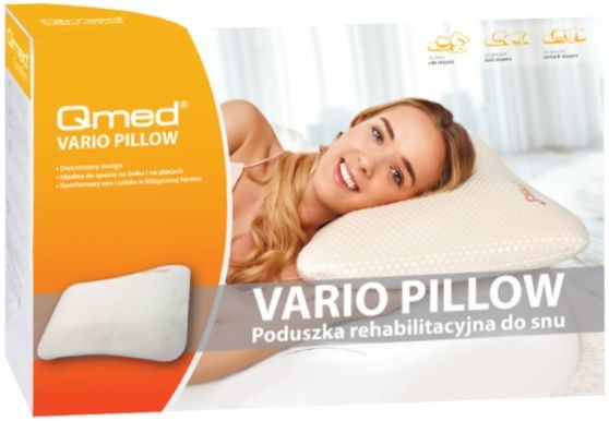 Dwustronna poduszka rehabilitacyjna - anatomiczna do snu w każdej pozycji (Qmed Vario)