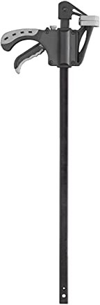 kwb kwb 930045 ścisk jednoręczny z szybkim odblokowaniem, zacisk naprężający i rozprężny, rozpiętość 450 mm, głębokość mocowania 85 mm, do trzymania, zaciskania i klejenia, kolor szary 930045