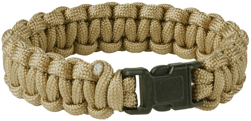 HELIKON-TEX POLSKA bransoletka Helikon SURVIVAL BRACELET - Paracord - Coyote (AC-SBR-NL-11) AC-SBR-NL-11