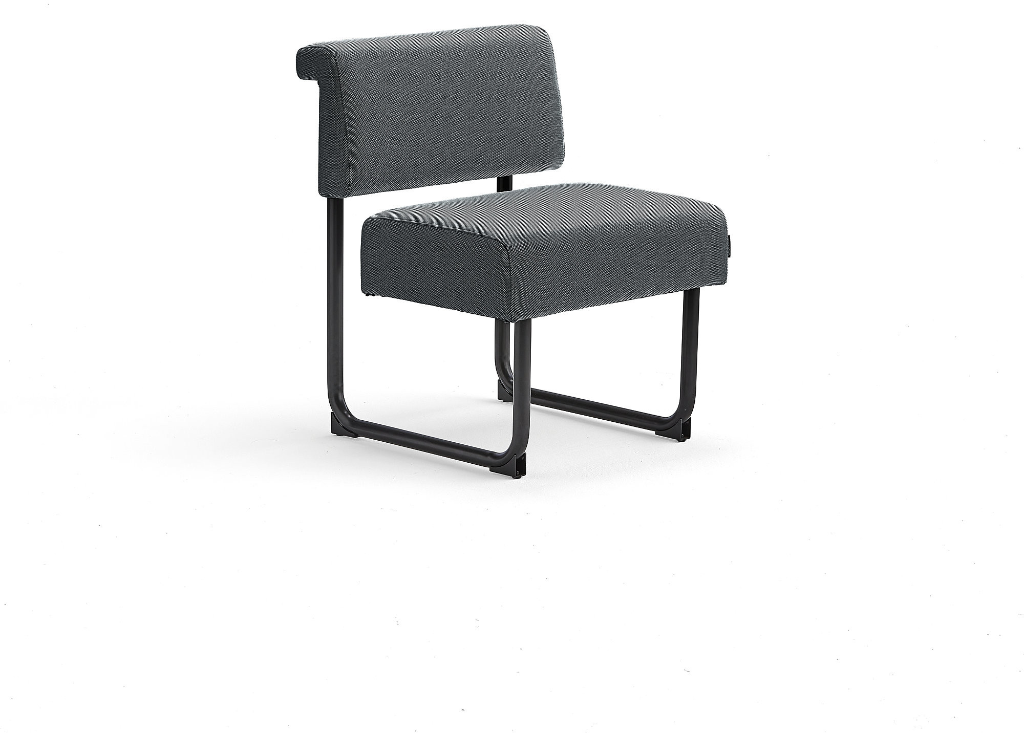 AJ Produkty Sofa START, 600 mm, tkanina, antracyt