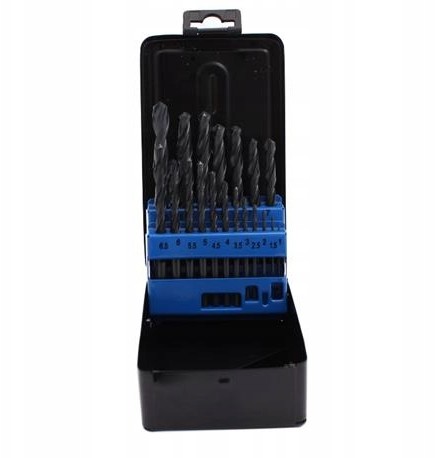 HSS Wiertło Wiertła Do Metalu Zestaw 19cz 1.0-10mm
