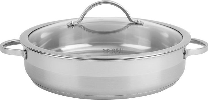 NoName Garnek z pokrywą niski 3 l 5903988251271