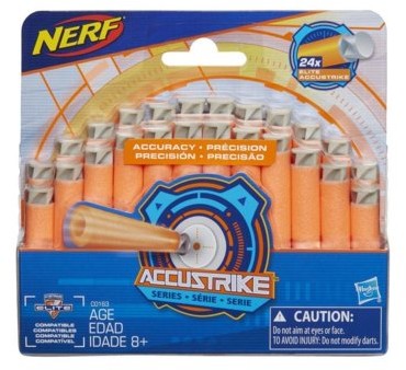 Hasbro NERF ACCUSTRIKE STRZALKI 24 SZT C0163