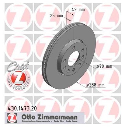 Zimmermann Tarcza hamulcowa 430.1473.20