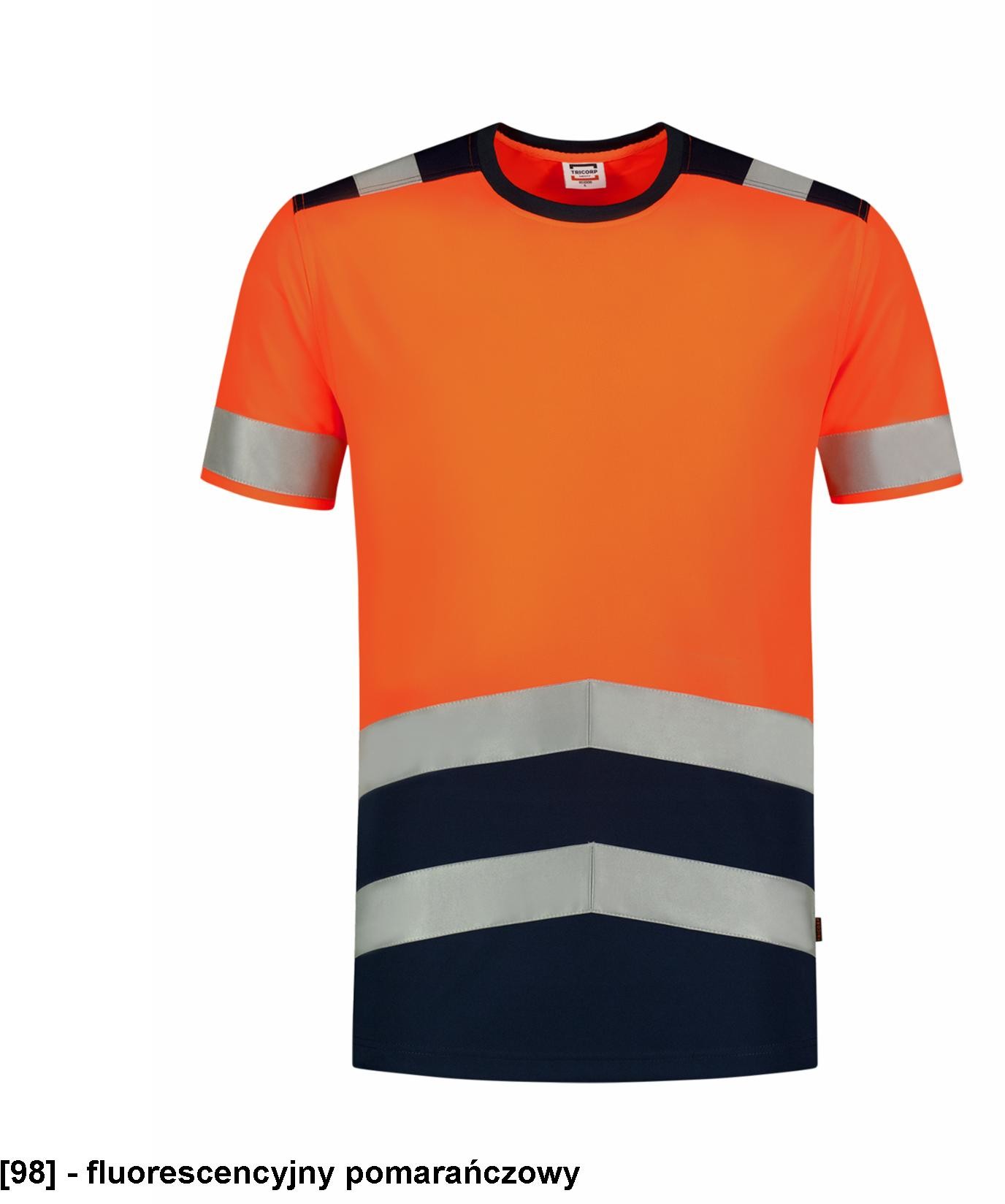 ADLER TRICORP T-Shirt High Vis Bicolor T01 - Koszulka unisex, 180 g/m, 100% poliester, 2 kolory - S-3XL T-Shirt High Vis Bicolor T01