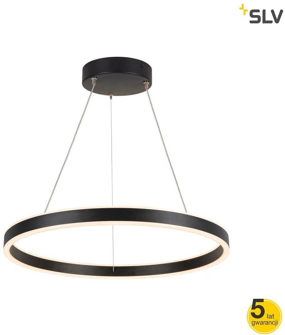 Spotline SLV ONE 60 PD DALI UP/DOWN wewnętrzna lampa wisząca LED czarna przełącznik CCT 3000/4000 K 1004761) SLV 1004761