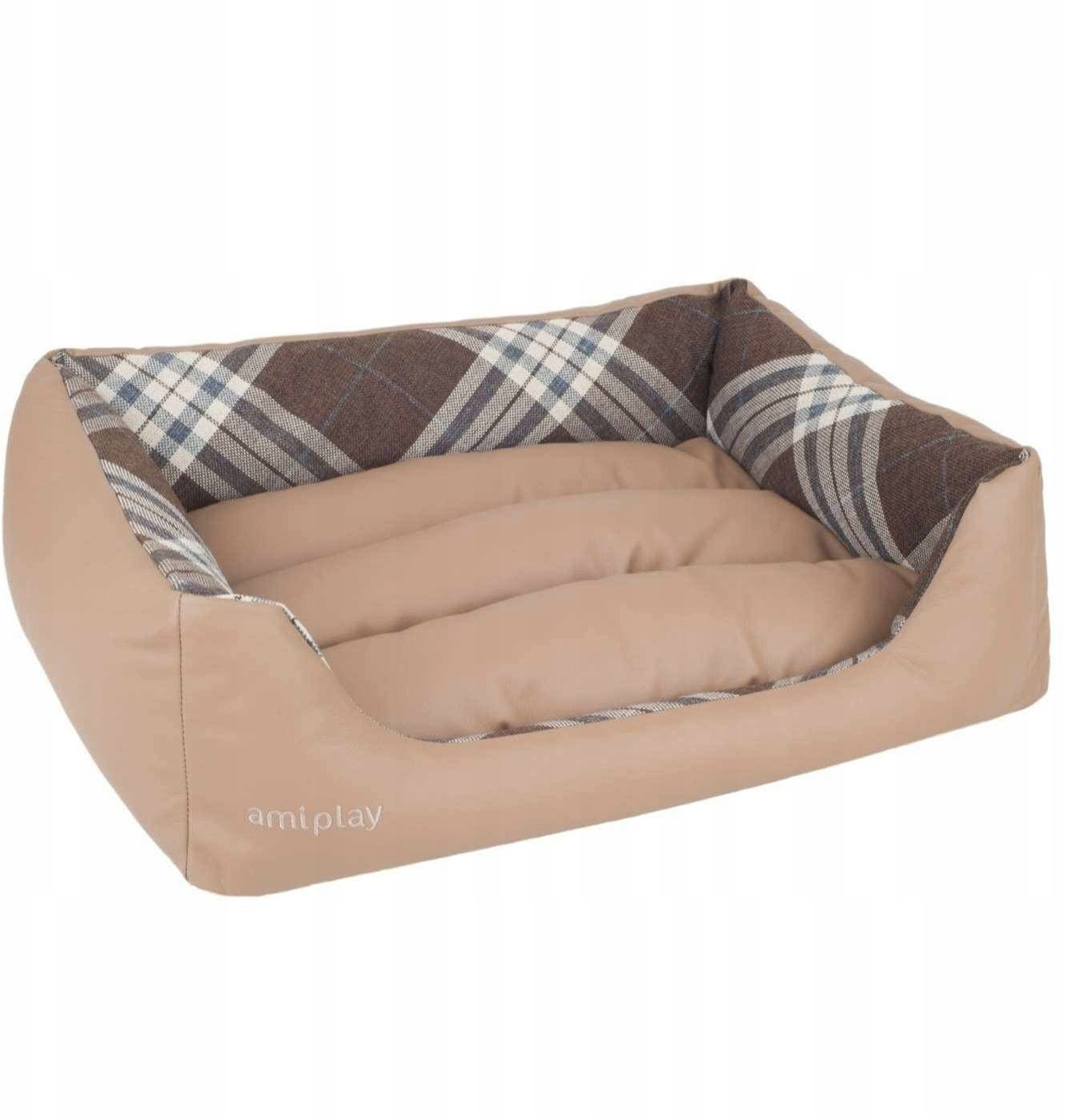 Ami Play Sofa dla Psa ZipClean 4in1 Kent M Beżowy
