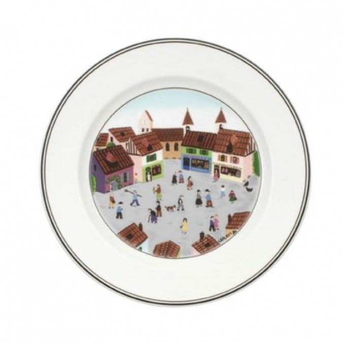 Villeroy & Boch Design Naif Talerz sałatkowy Miasteczko średnica: 21 cm (10-2337-2645)