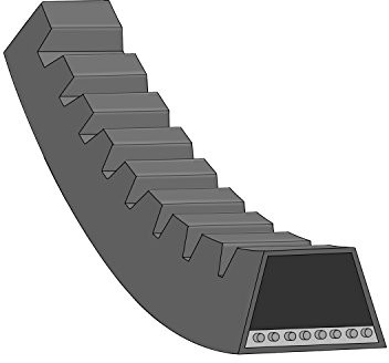BLUE PRINT AD13V925 pasek klinowy, 1 sztuka AD13V925