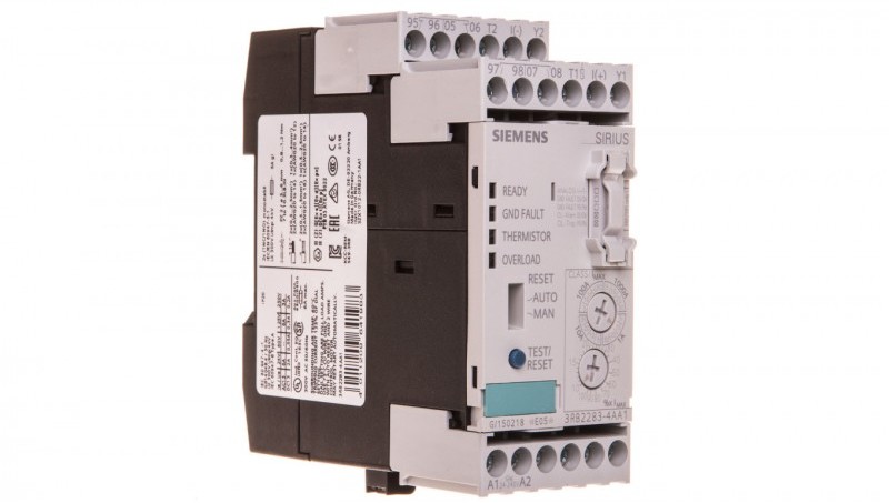 Siemens Mikroprocesorowy przekaźnik silnikowy 24-230V ACDC S0-S12 3RB2283-4AA1 3RB2283-4AA1