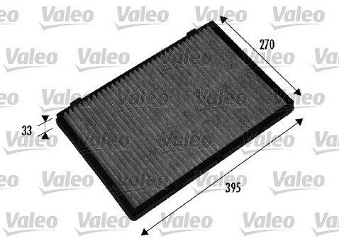 VALEO Filtr, przewietrzanie przestrzeni pasażerskiej 698880