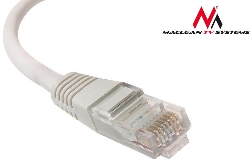 Maclean Patchcord MCTV-646 UTP 5e wtyk-wtyk 0,5m szary MCTV-646