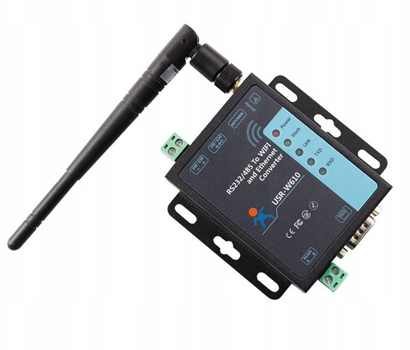 Konwerter USR-W610 RS232 i RS485 na WiFi/Ethernet