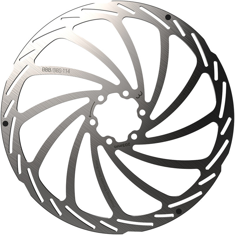 BBB PowerStop BBS-114 Disc Brake Rotor 6-Bolt, srebrny 203mm 2022 Tarcze hamulcowe 2905741401