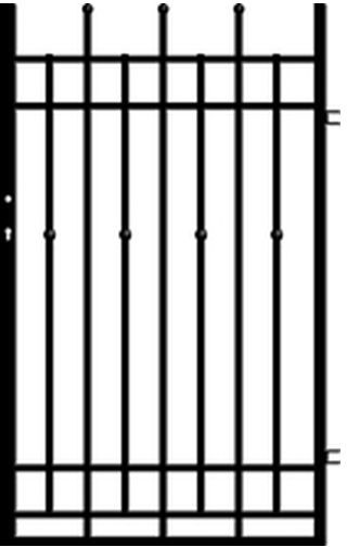 Polargos Furtka  Brema 90 x 150 cm prawa