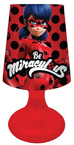 Joy Toy 65971 figurki i urocze Ladybug LED Mini abażur 7x18 cm - zasilany baterią - w opakowaniu prezentowym