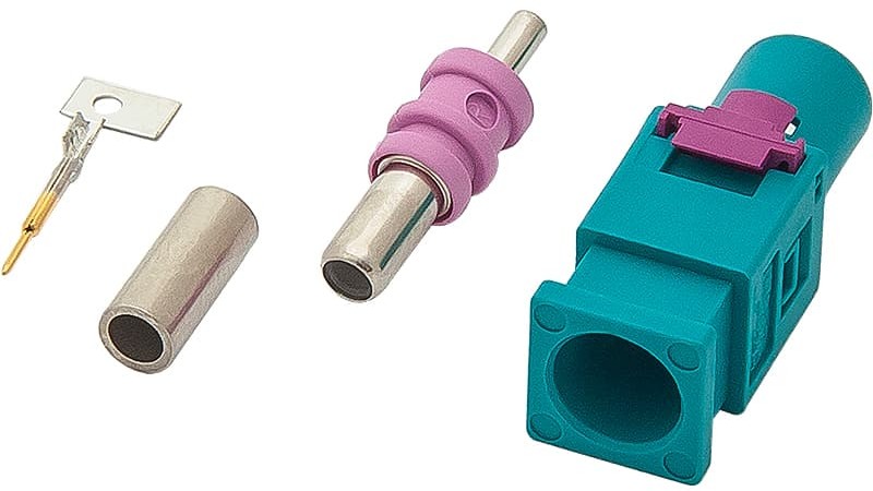 FAKRA Sam.zł.antenowe męska prosta