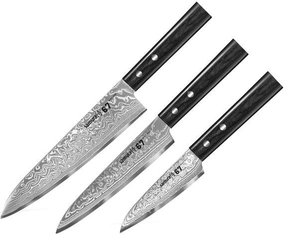 Samura Zestaw 3 noży Samura damascus Chef''s starter set SD67-0220M