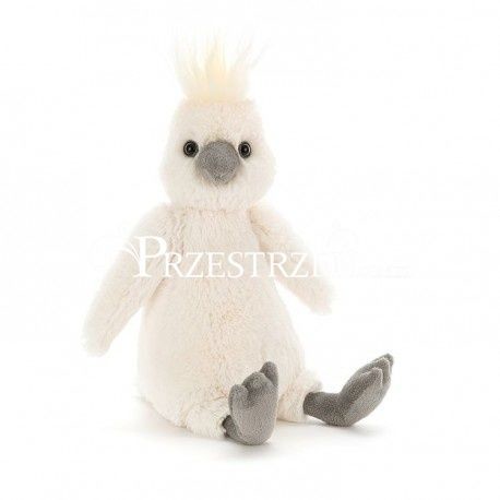 Jellycat MASKOTKA PLUSZOWA Papuga Kakadu - 31 cm BAS3COC