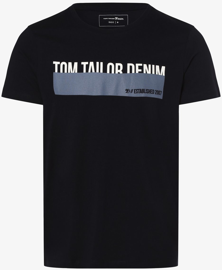 Tom Tailor Denim Denim - T-shirt męski, niebieski