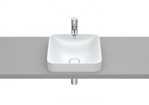 Roca A32753R630 INSPIRA SQUARE Umywalka blatowa 370x370 H75 FINECERAMIC PERŁA