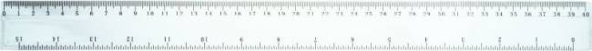 Linijka 30 cm przezroczysta X00696 NB-7459