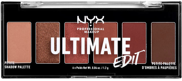 NYX Professional Makeup Professional Makeup - ULTIMATE EDIT - PETITE PALETTE - Paleta 6 cieni do powiek - 01 WARM NEUTRALS NYXD0NE