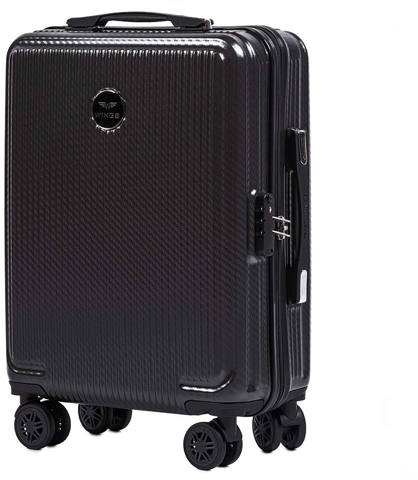 Wings Walizka kabinowa twarda 35L z policarbonu PC565 szary P1710